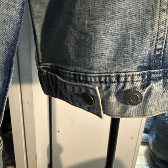 George Men's Jean Denim Jacket Light Wash Blue 2XL (50-52) New With Tags - Picture 13 of 14